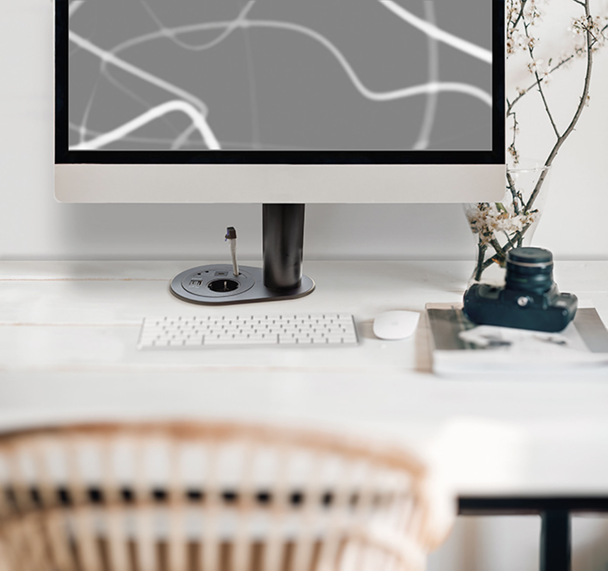 Monitorplatte für EVOline Circle 80 & Access