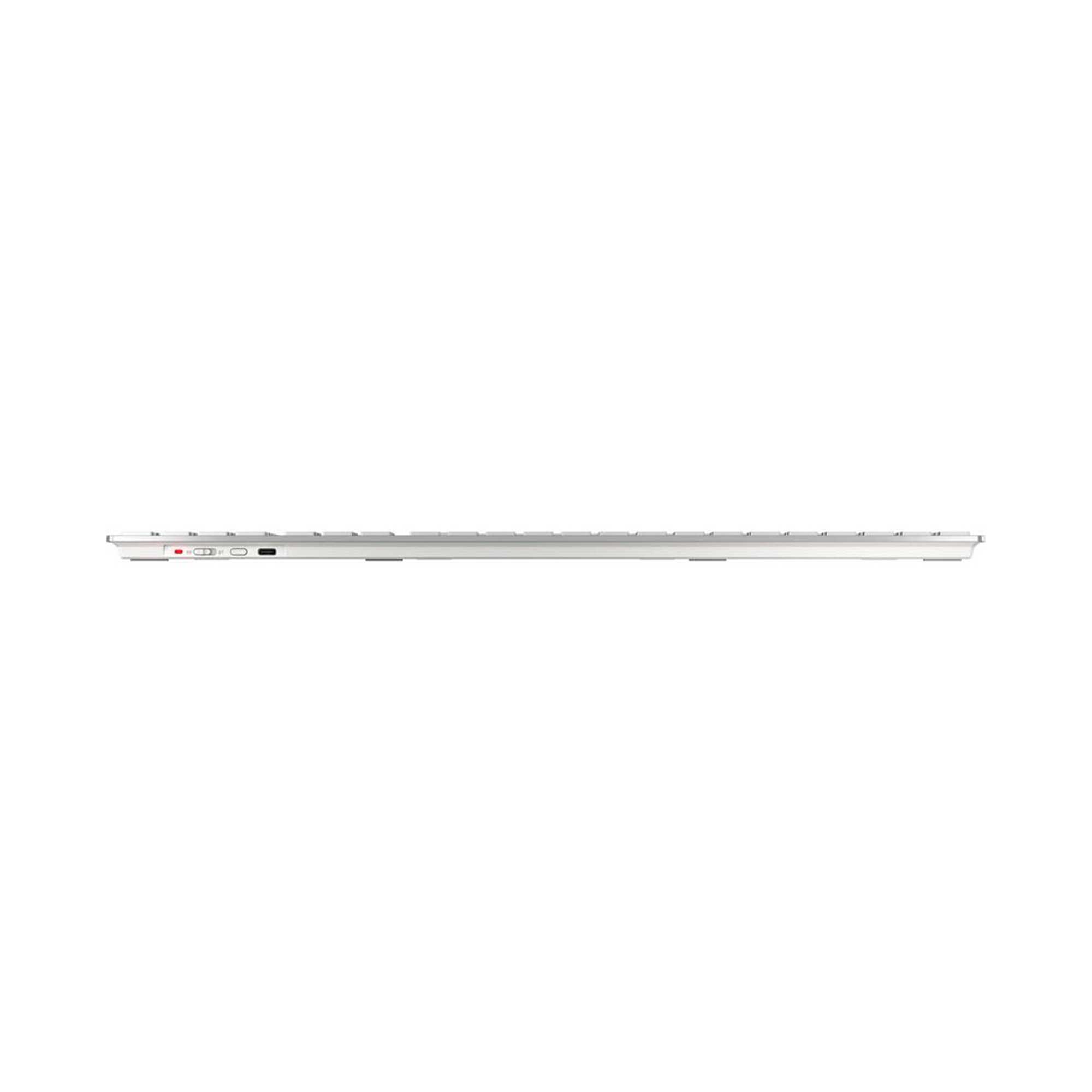 CHERRY DW 9100 SLIM Tastatur-Maus-Set kabellos Weiß