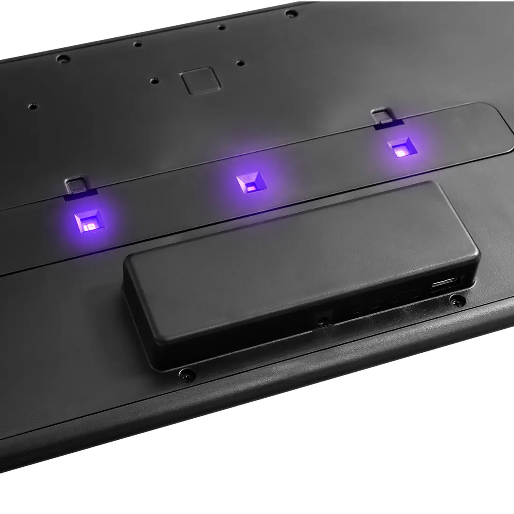 Spacetronik Monitorständer mit UV-Licht & Induktiver Ladestation