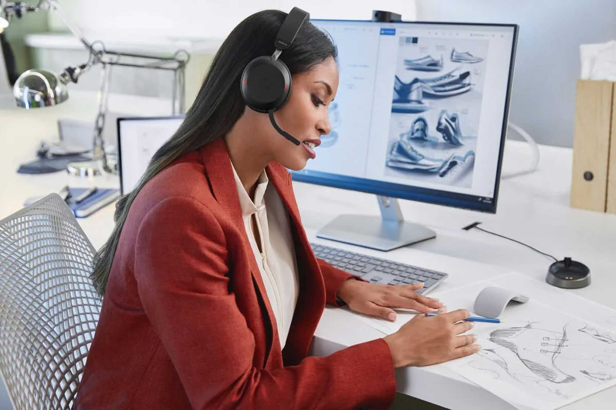 JABRA EVOLVE2 75 LINK380A Stereo Headset (Microsoft Teams Variante)