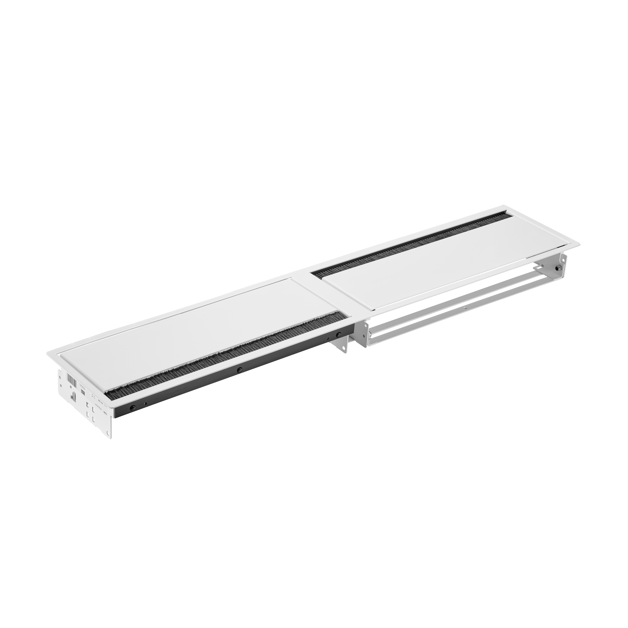 BACHMANN Einbaurahmen Large für CONI DUO Steckdoseneinheit Weiß