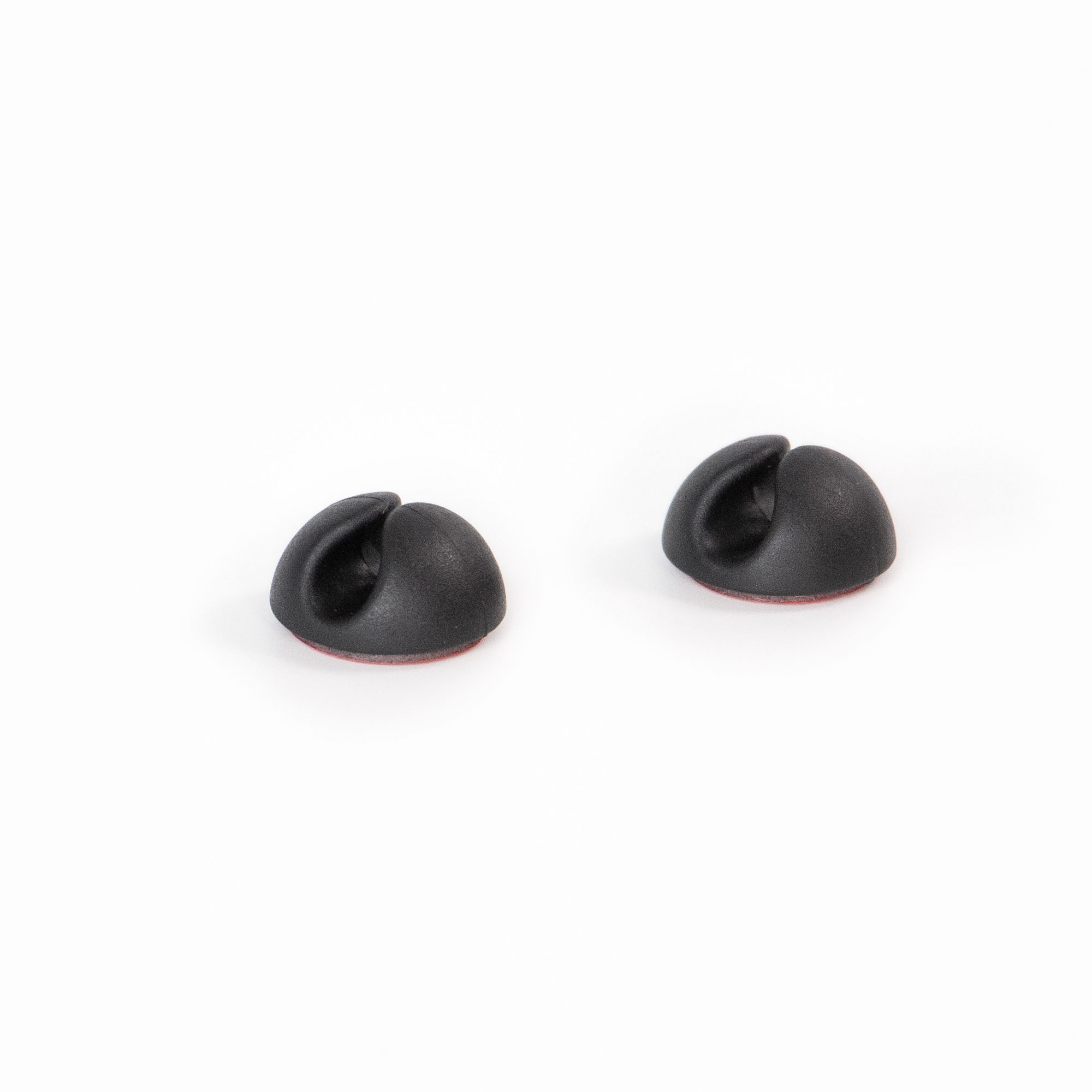 Hicab 20 x selbstklebende Kabelhalter für 1 Kabel
