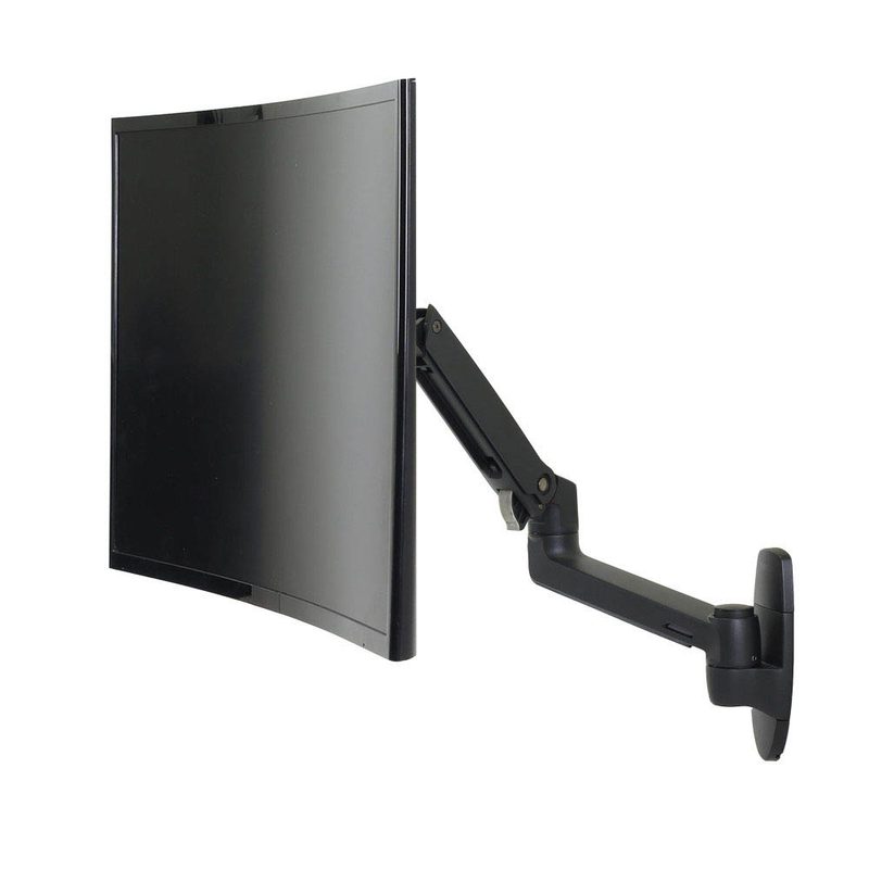 Ergotron LX Monitor Arm in Schwarz - Wandhalterung