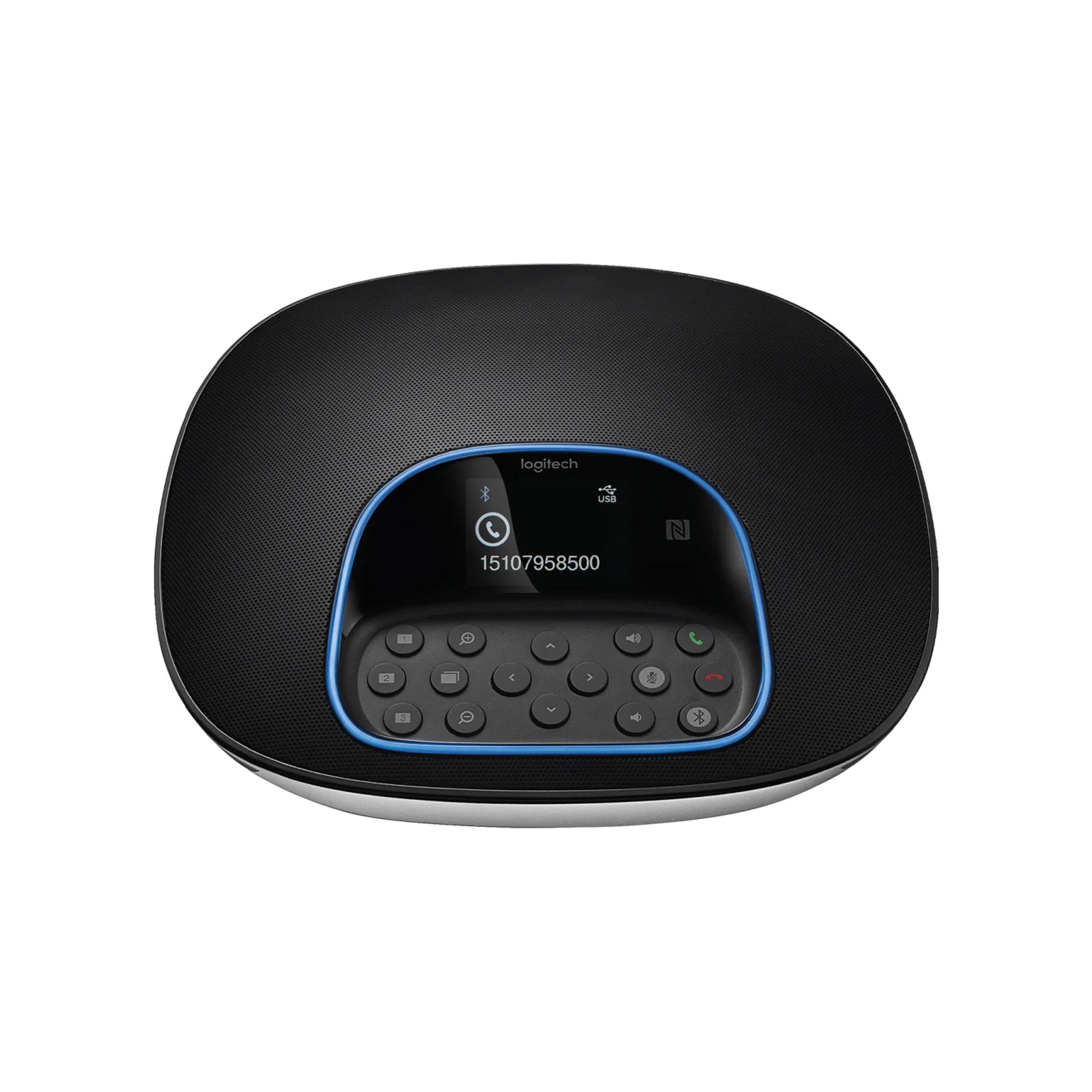 LOGITECH GROUP Videokonferenzsystem für 14 Sitzplätze (bis 20 Sitzplätze mit Zusatzmikrofon)