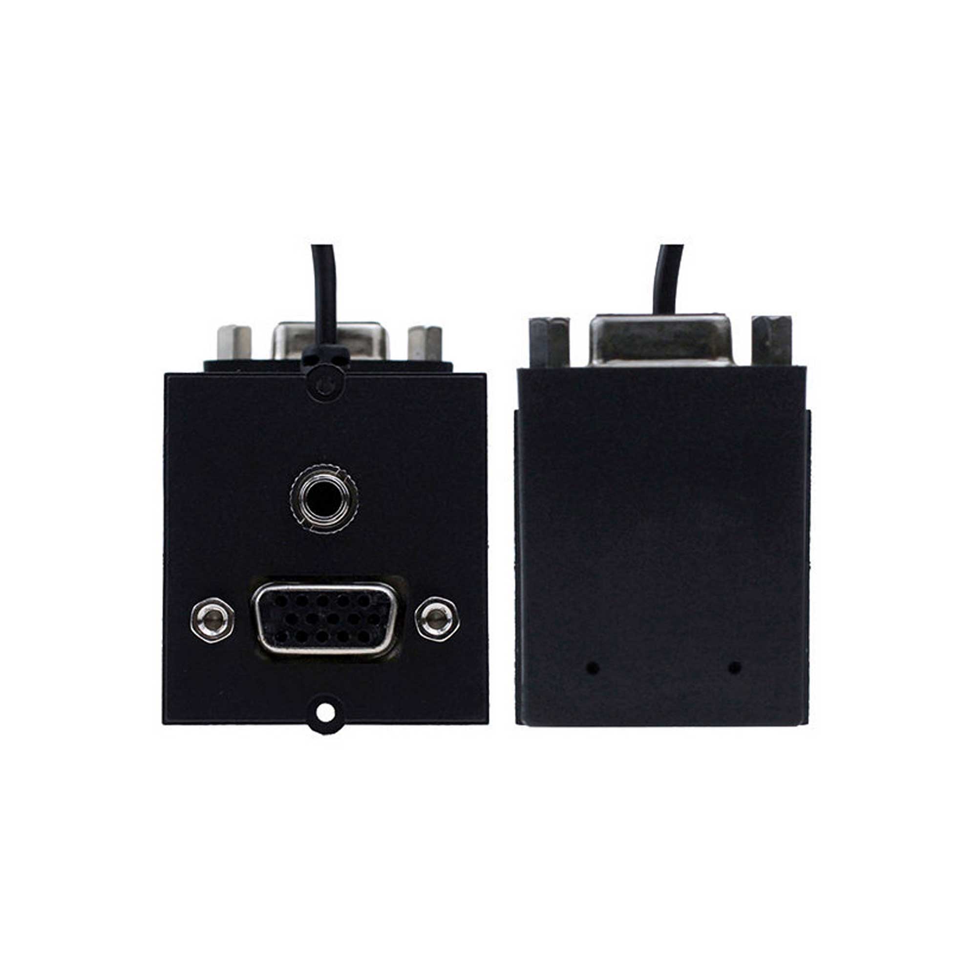90° Custom Modul 1 x VGA + Miniklinke