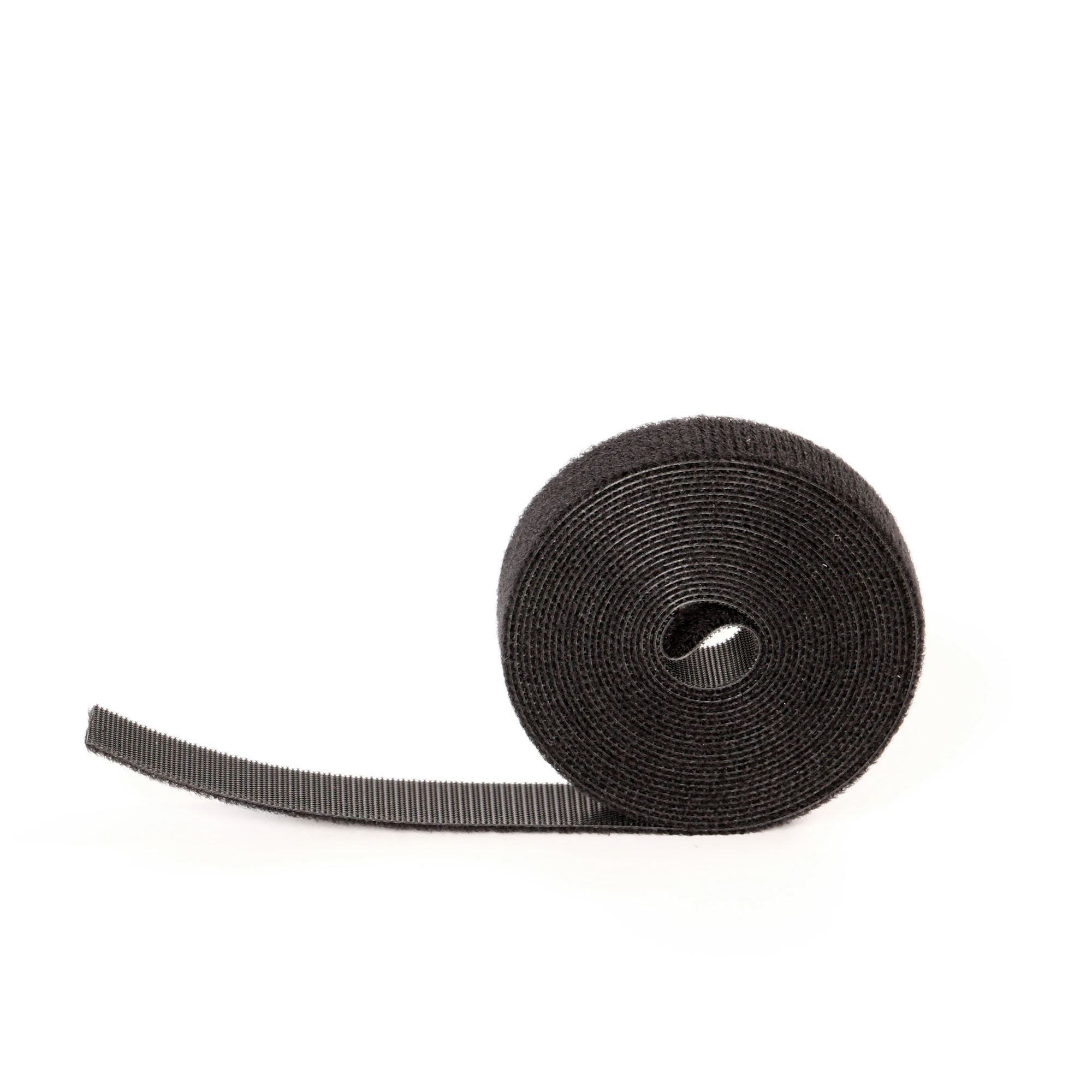 Hicab Klettbandrolle doppelseitig 3 m, schwarz, 16 mm