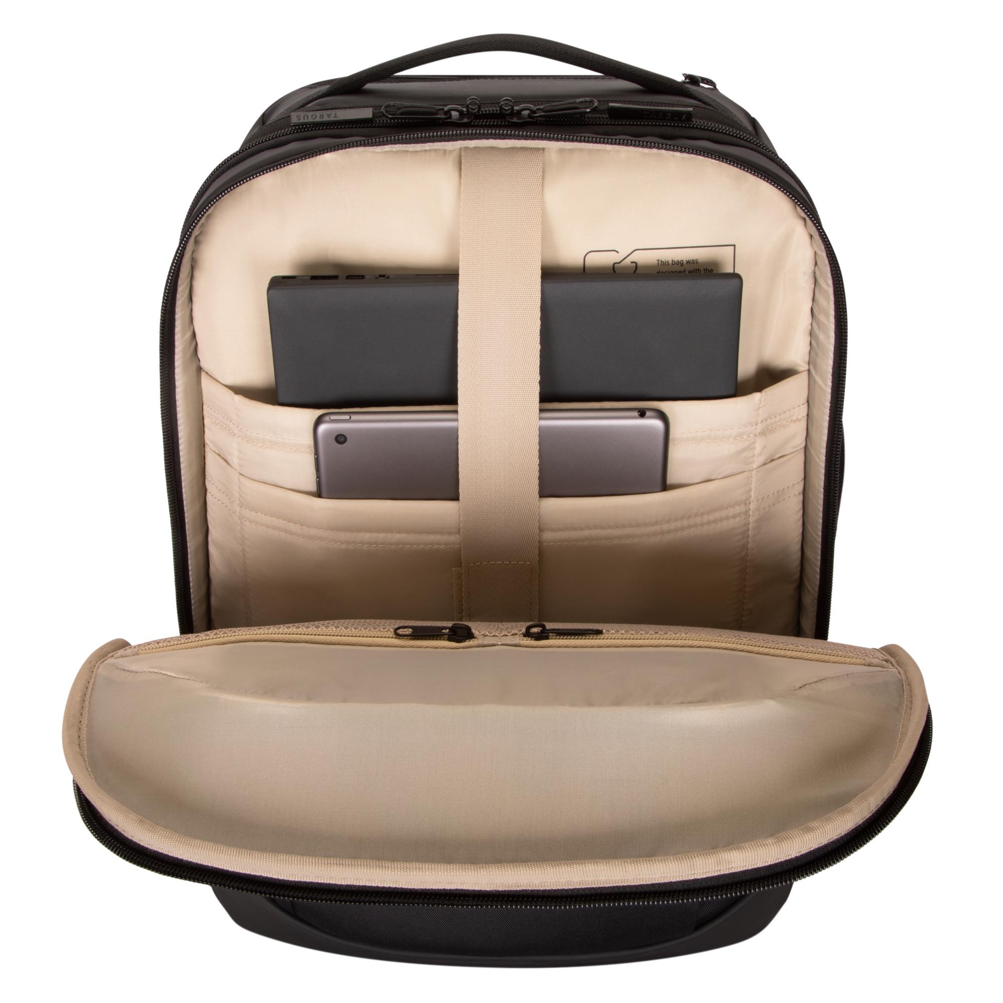 TARGUS EcoSmart 2-in-1 Rollkoffer und Rucksack für Geschäftsreisen mit 15.6'' Laptopfach