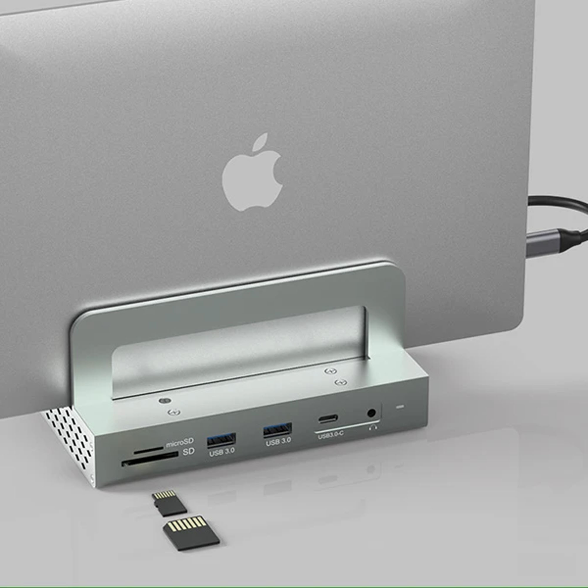 Spacetronik Laptop-Ständer mit Dockingstation