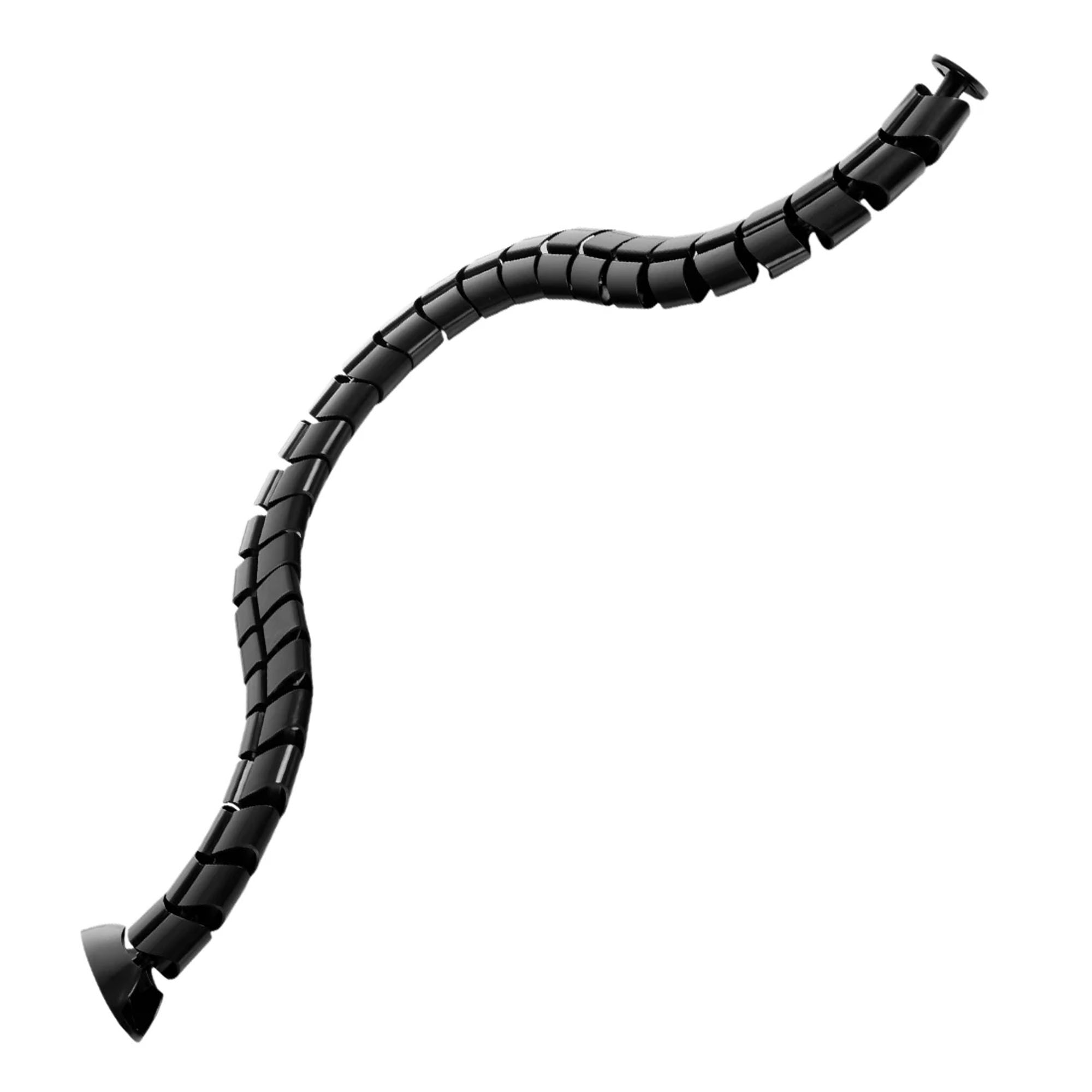 Spacetronik Kabelschlange 73 cm, rund Schwarz