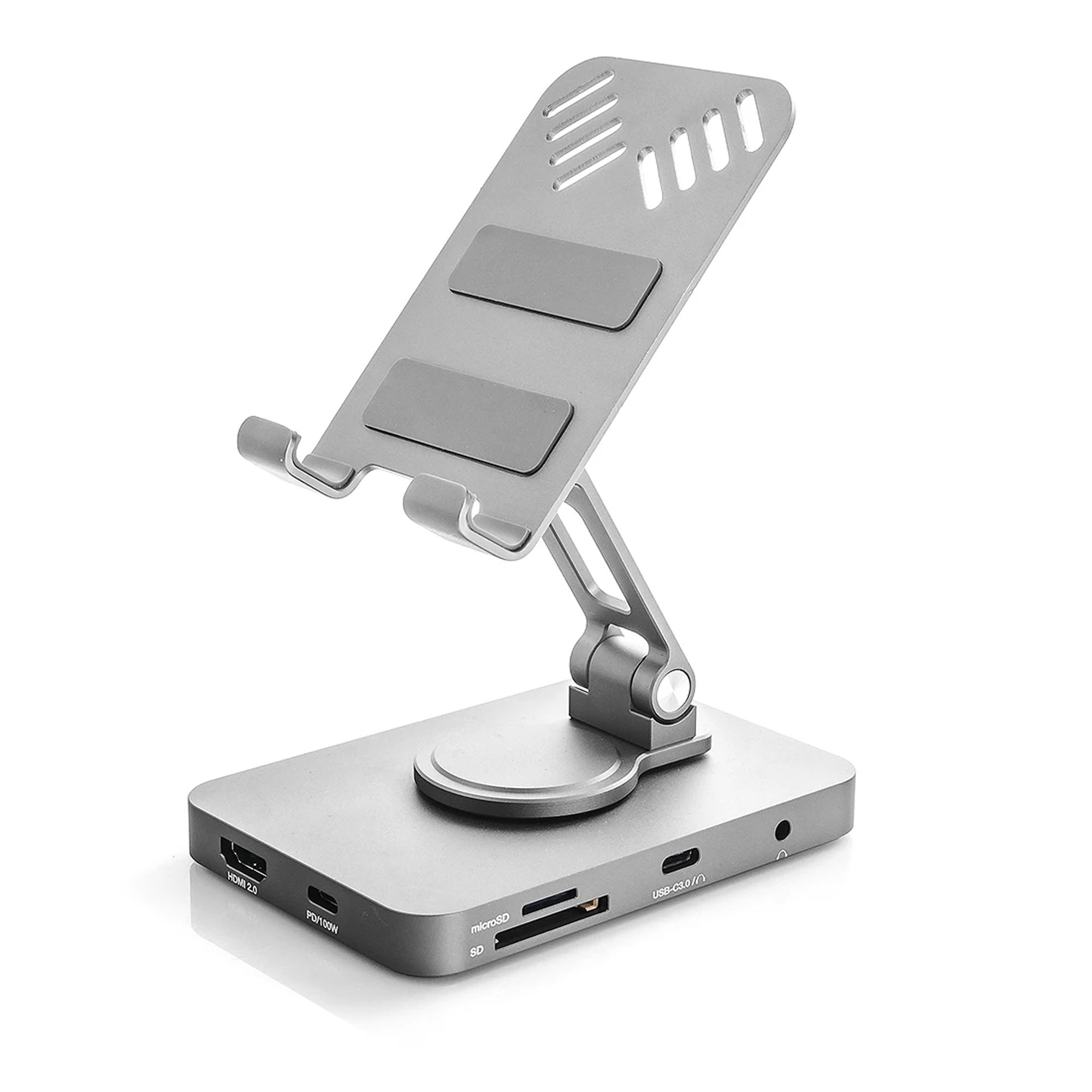 Spacetronik Smartphone-Ständer mit Dockingstation