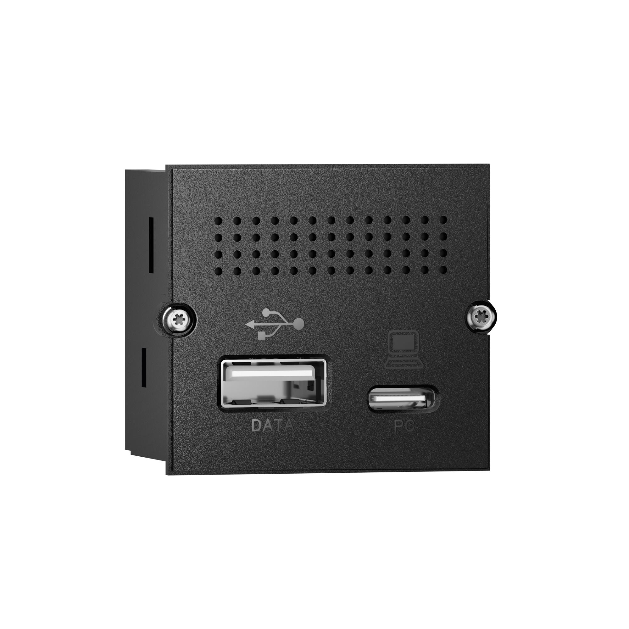 BACHMANN Custom Modul "Mini Port-Replikator" ohne Anschlusskabel | 3-in-1: Laden, Internet, Bildschirm