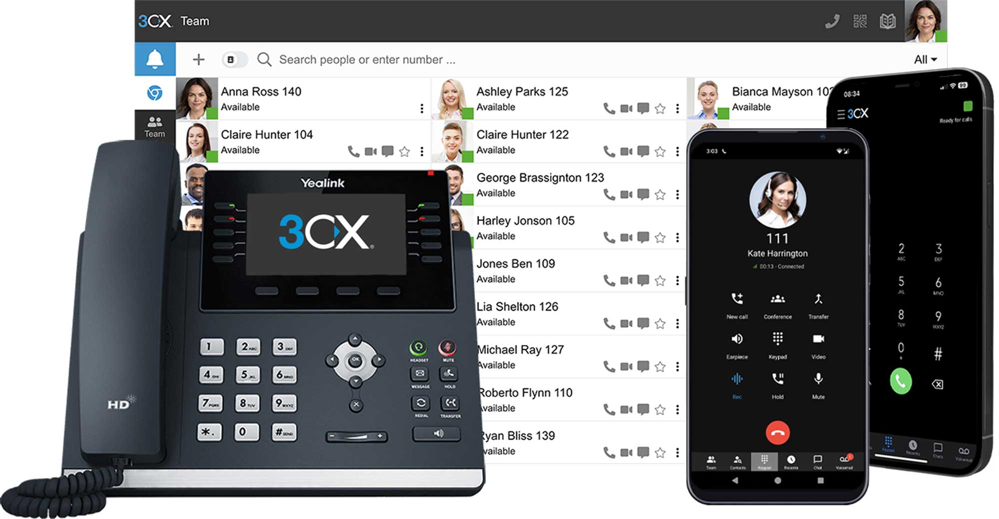 3CX Professional - Telefonanlage Ports: 4