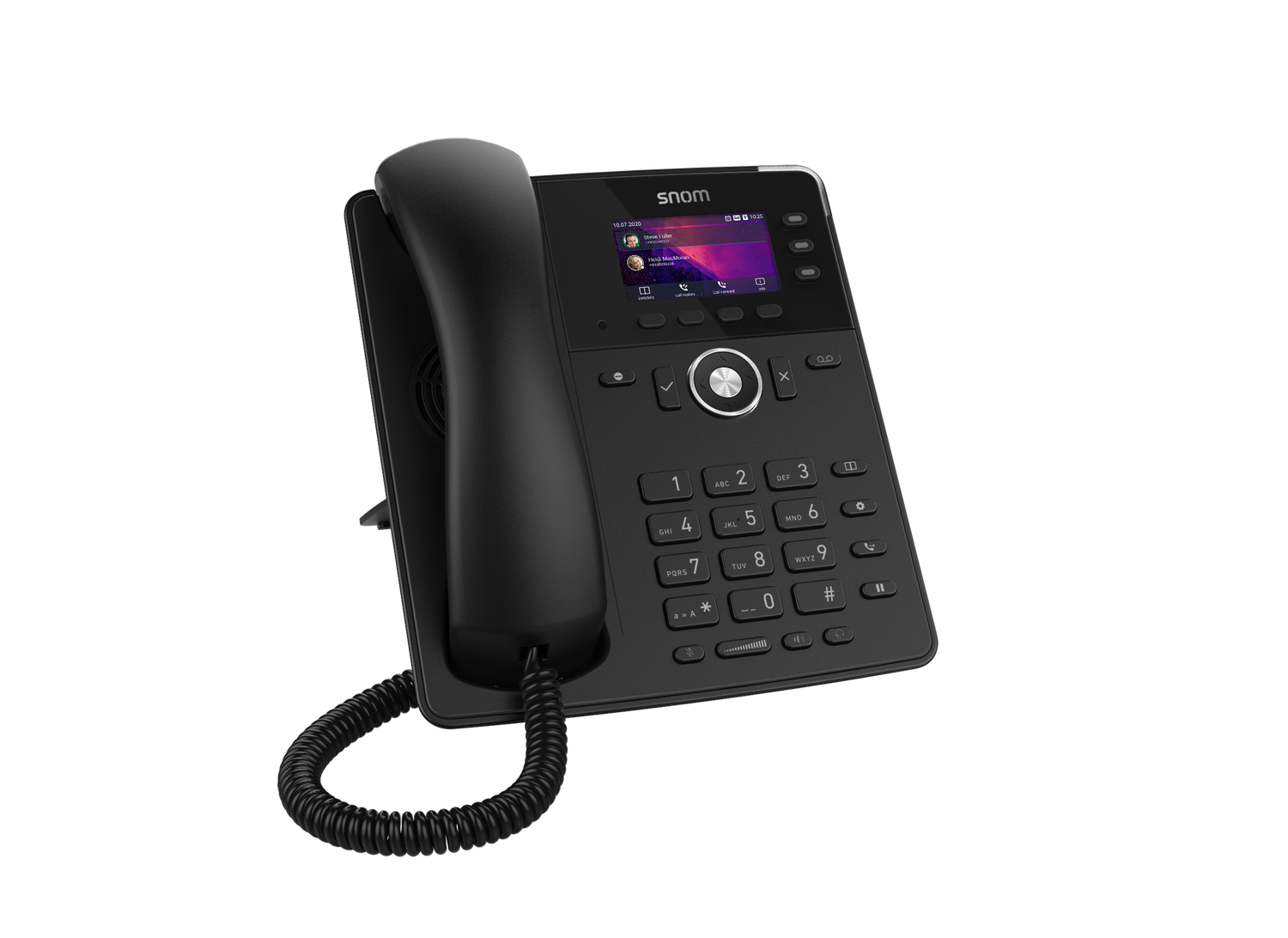 SNOM D717 - Tischtelefon Schwarz