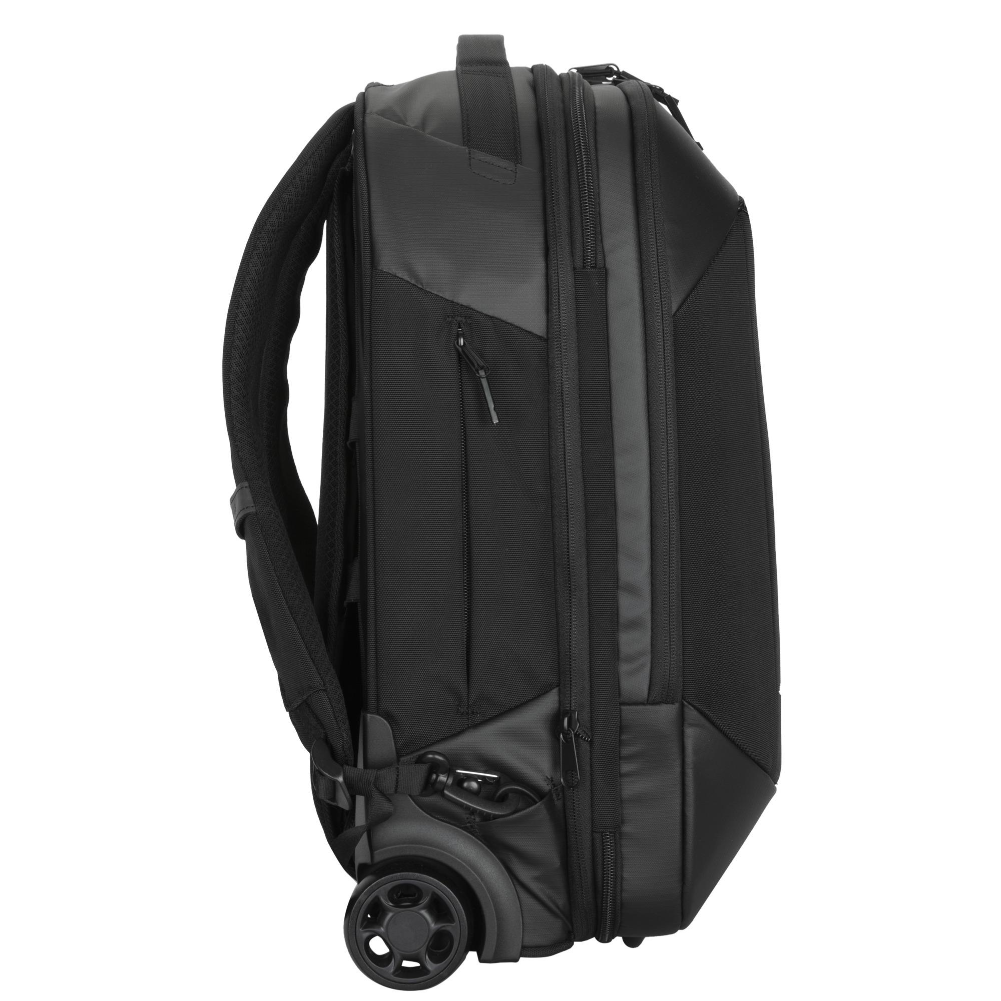 TARGUS EcoSmart 2-in-1 Rollkoffer und Rucksack für Geschäftsreisen mit 15.6'' Laptopfach