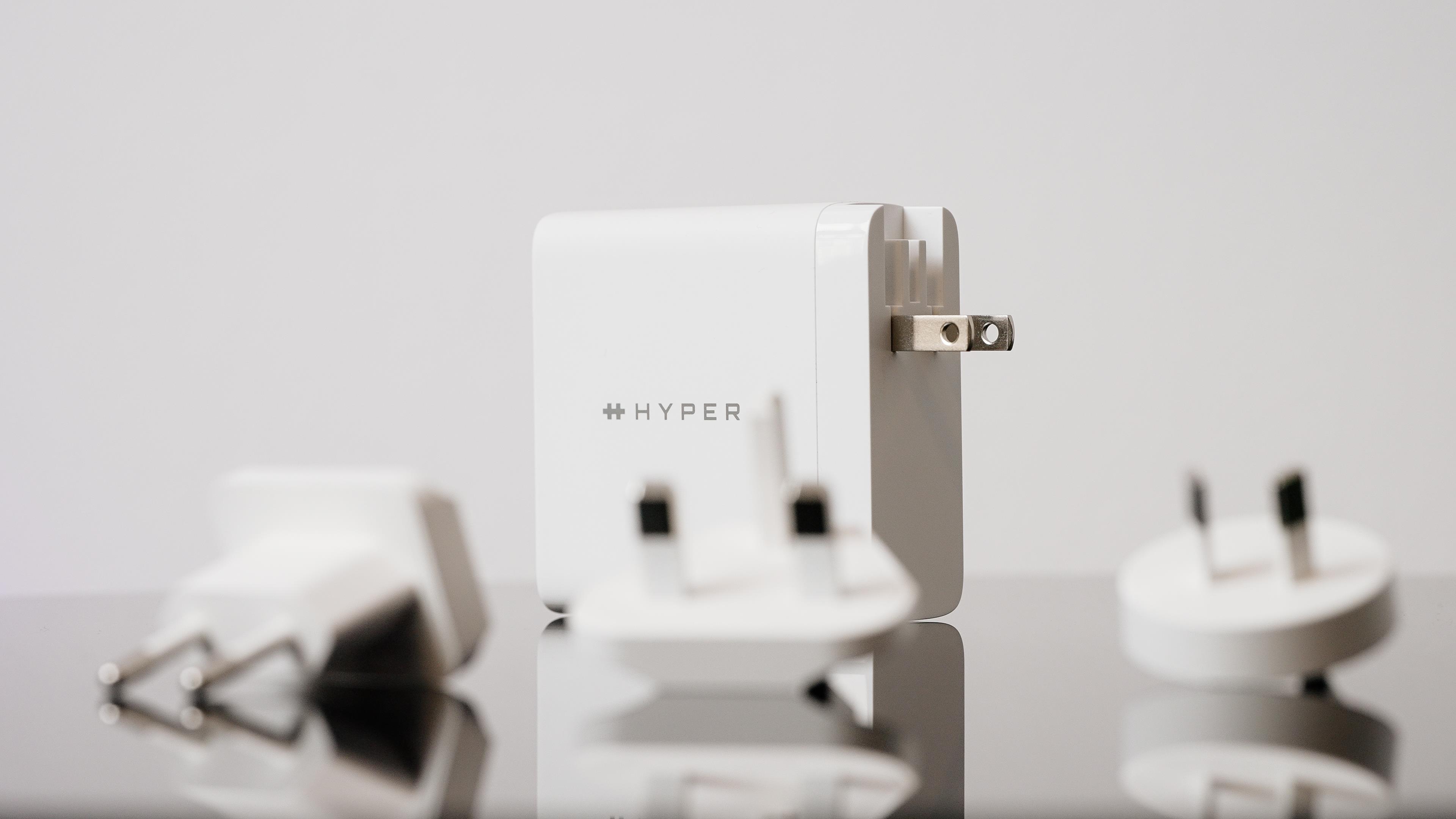 HYPER HyperJuice GaN 140W USB-C Ladegerät für MacBook, PCs, iPad, iPhone, Android