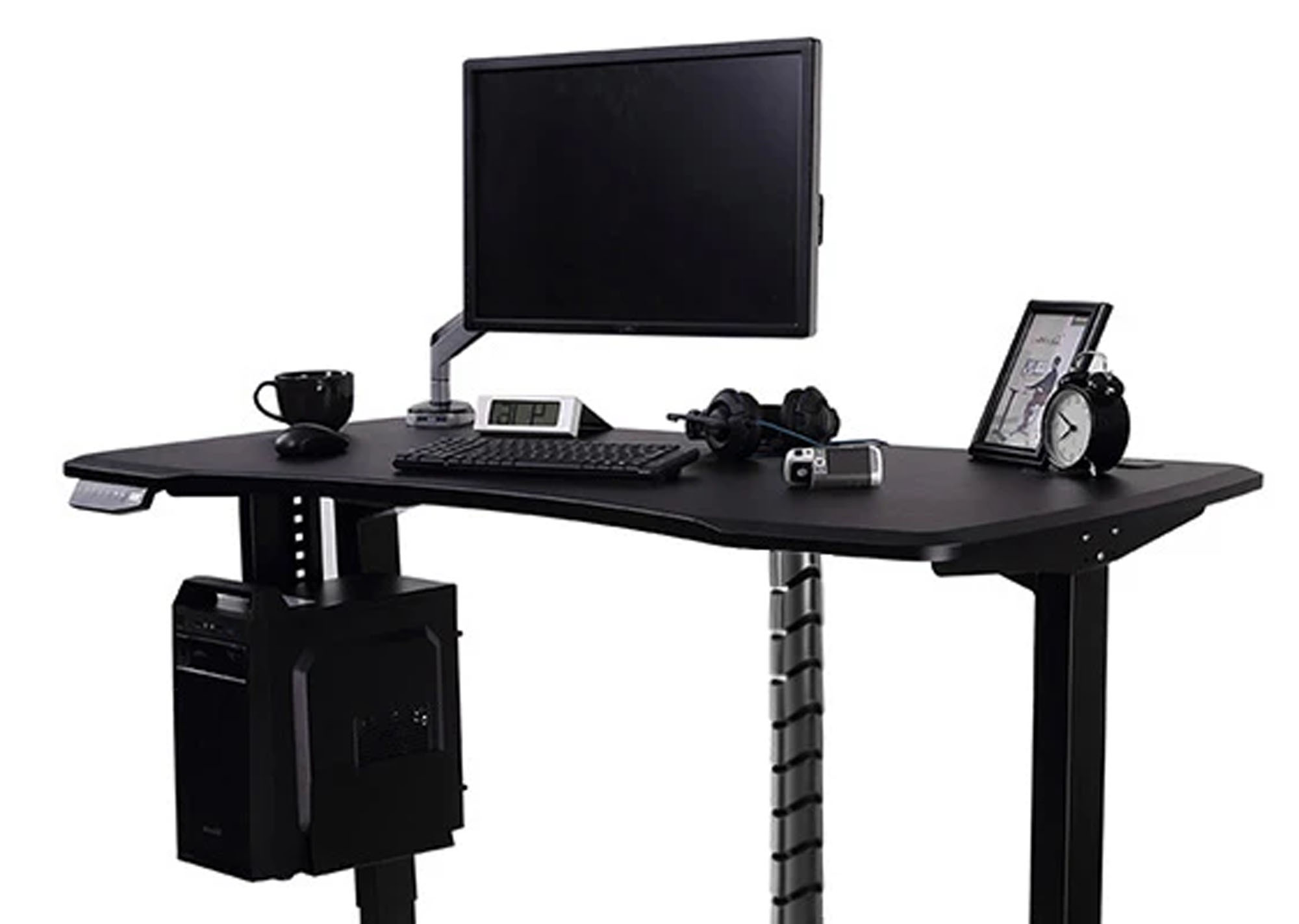 Spacetronik Kabelschlange 73 cm, rund Schwarz