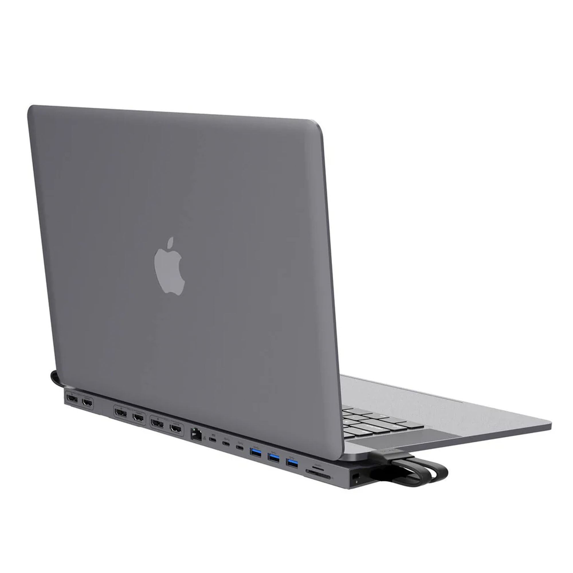 HYPER HyperDrive 4K Dockingstation - MB Pro für 1-3 Monitore | 13"-16" MacBooks - Silber