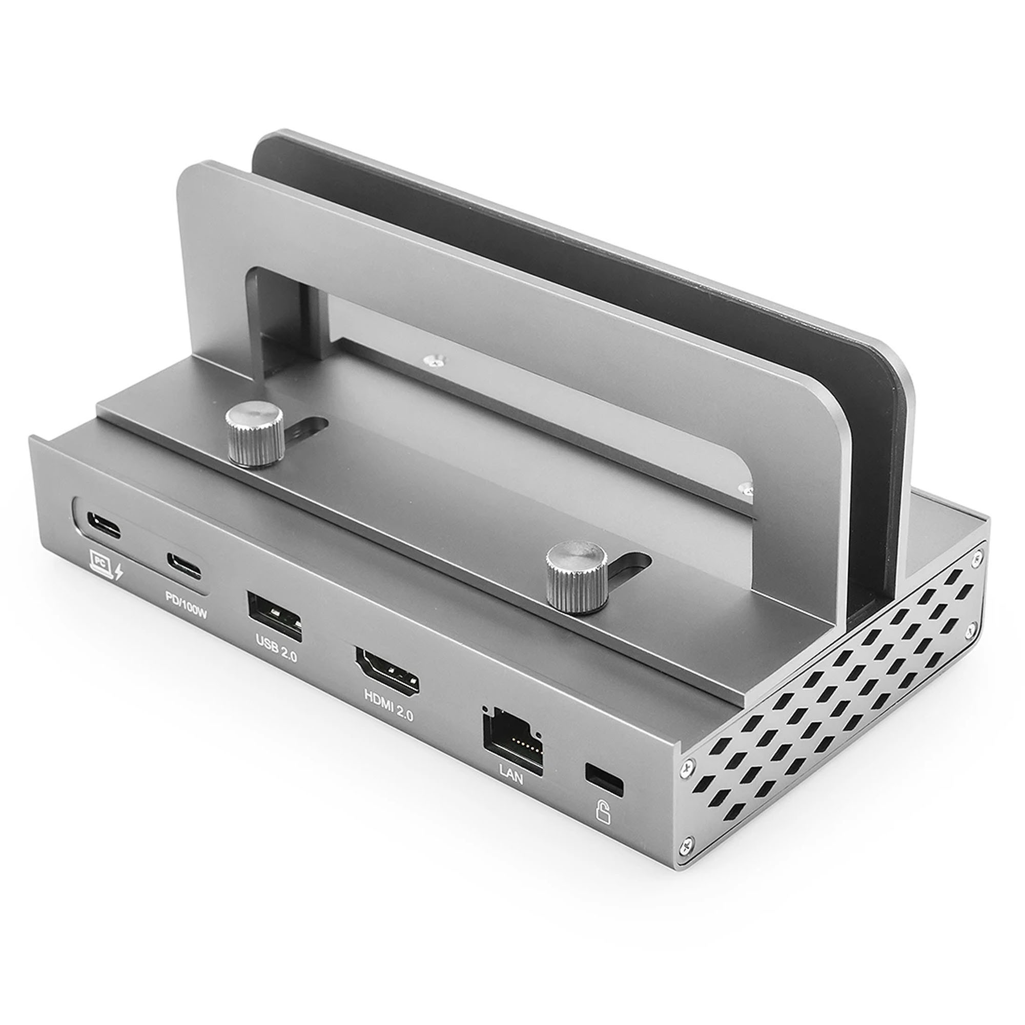Spacetronik Laptop-Ständer mit Dockingstation