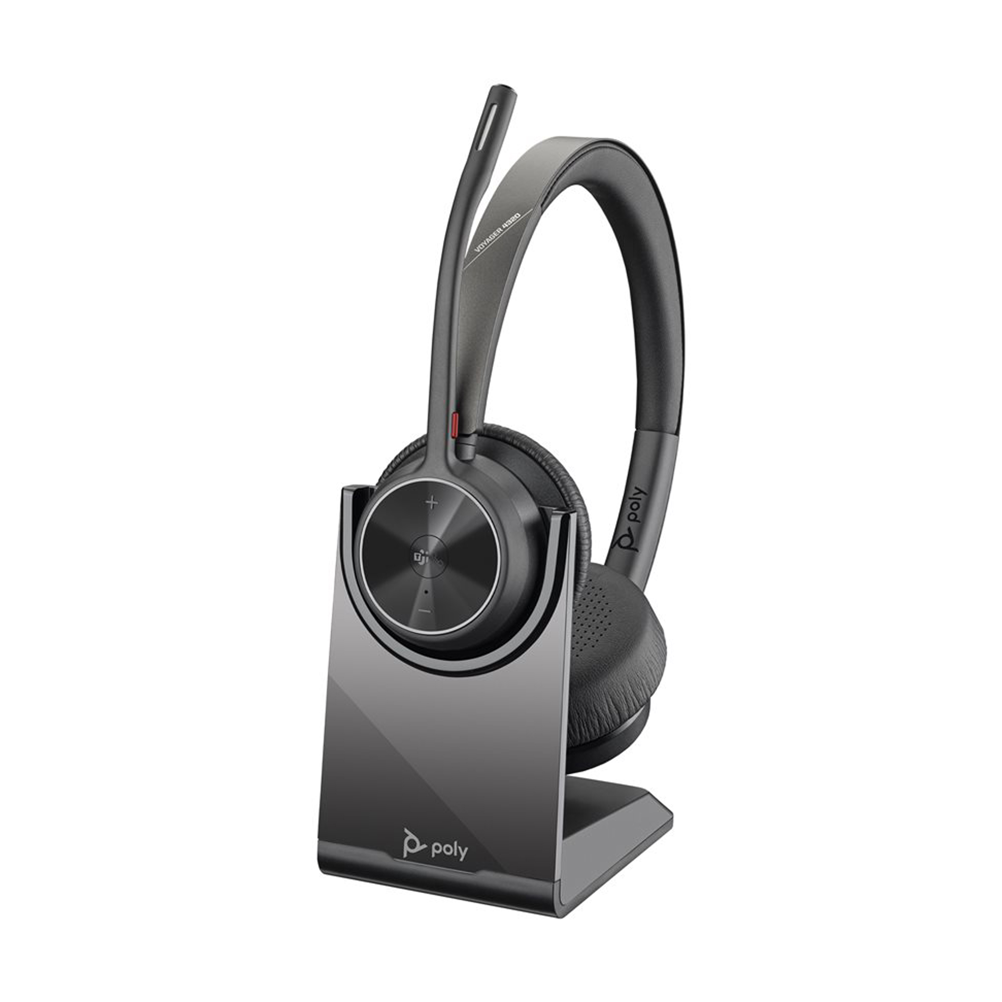 Plantronics Voyager 4320 Headset mit Ladestation (UC Variante)