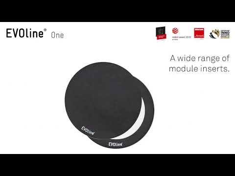 EVOline One runde Einbausteckdose