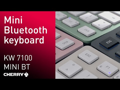 CHERRY KW 7100 MINI BT Tastatur kabellos Grün