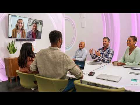 Poly Studio X52 All-in-one Videokonferenzsystem für mittelgroße Konferenzräume mit TC8 Controller
