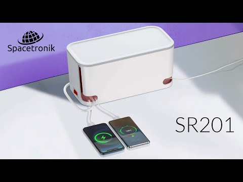 Spacetronik Kabelbox mit Steckdose