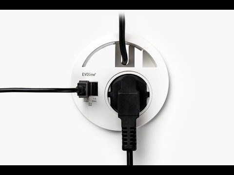 Verschlussmodul mit HDMI Buchse für EVOline Circle 80 & Access