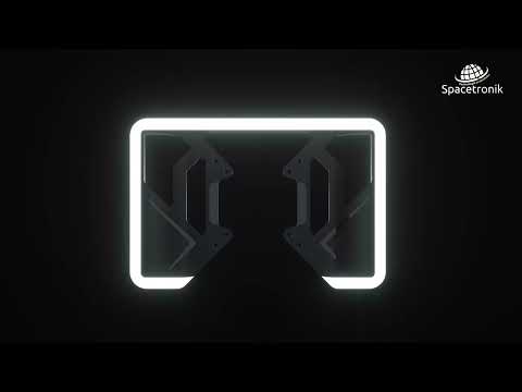 Spacetronik LED Hintergrundbeleuchtung für VESA-Halterung (bis 27 Zoll)