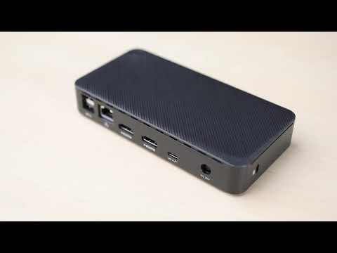 TARGUS Universelle USB-C DV4K Dockingstation für 1-2 Monitore mit 65 W Pass-Trough-Ladefunktion